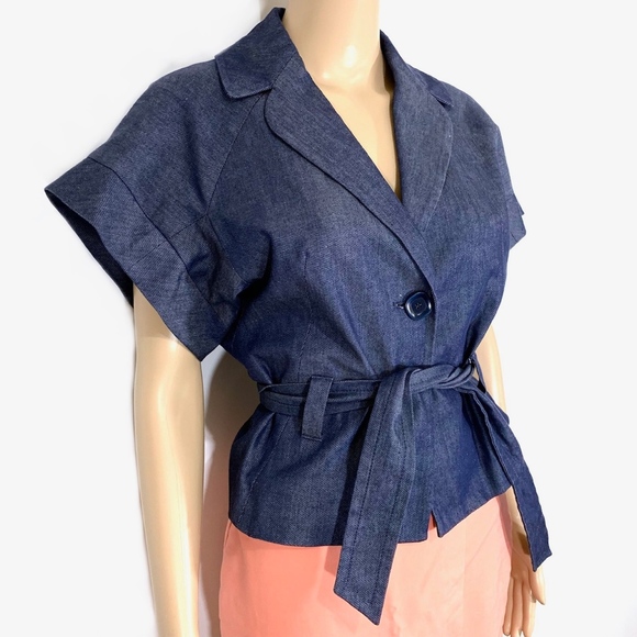 Trina Denim Blazer - Picture 3 of 7